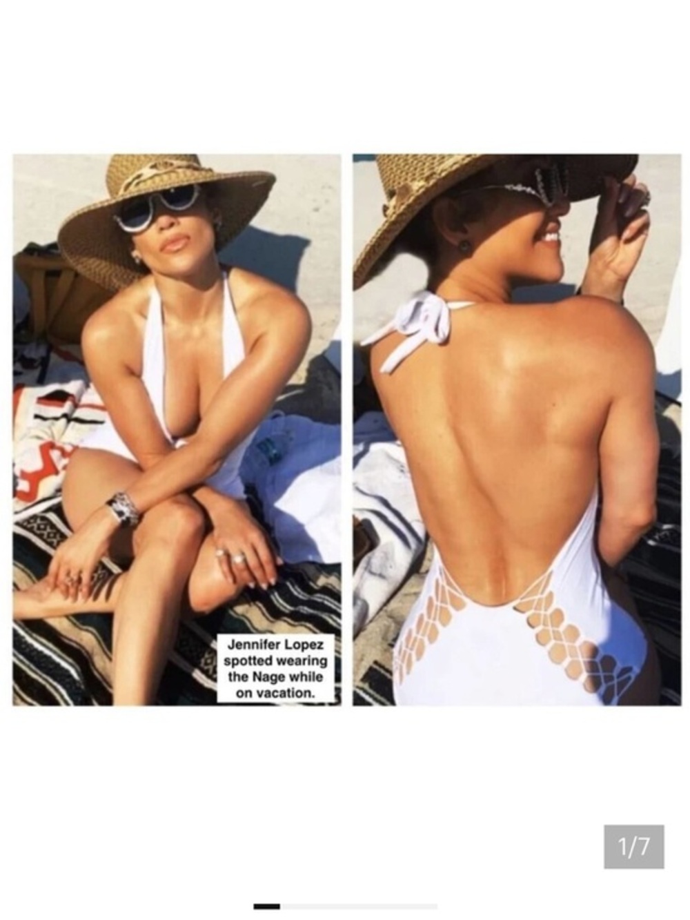 Cami and Jax Nage Swimsuit Halter Lace Up One Piece Swimsuit Ivory Grey
